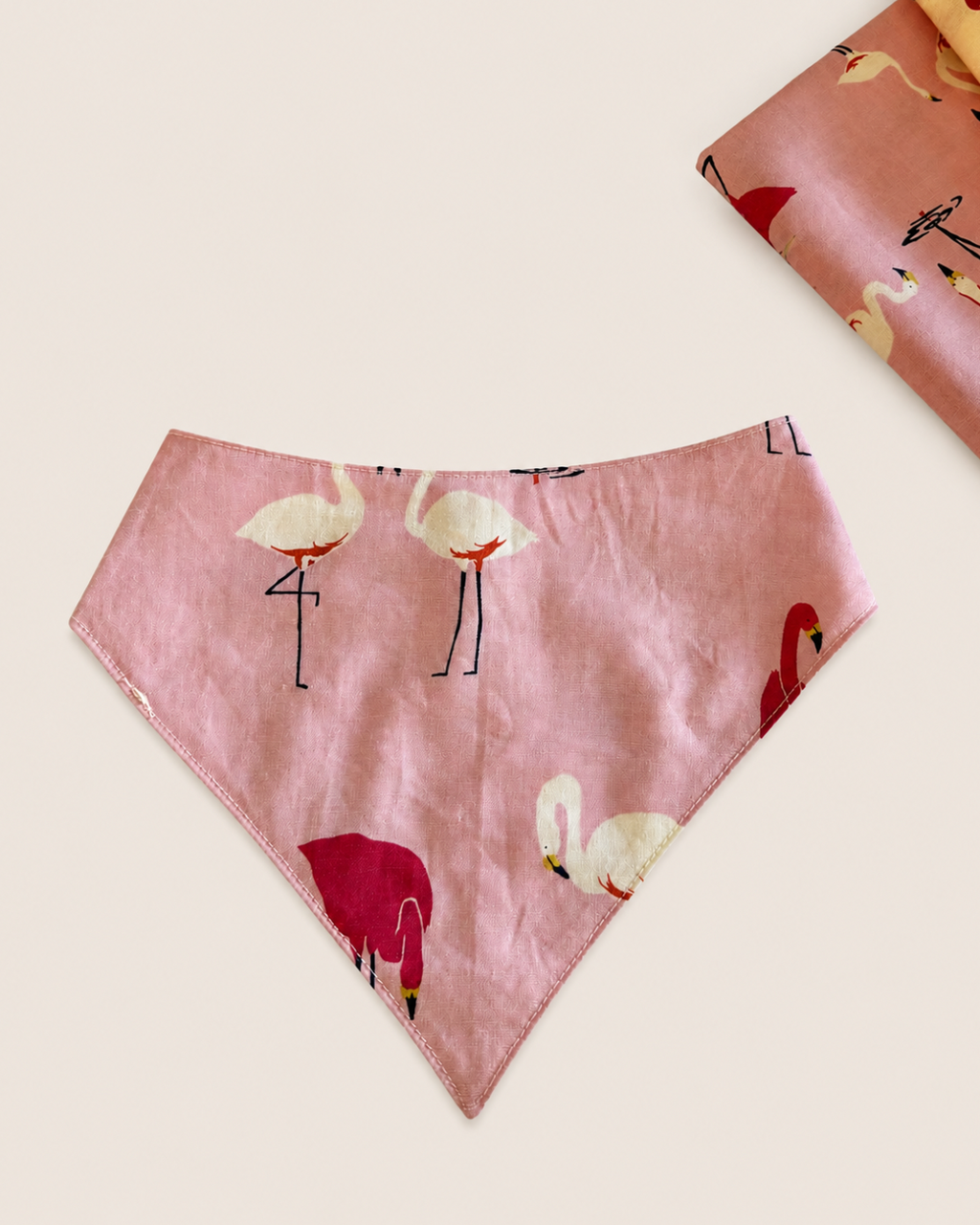 Reversible Cherry Flamingo Bandana